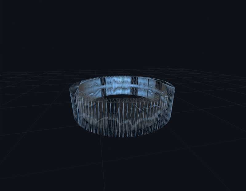 3d model of The Inner Wave ring by Golani